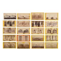 [Early Photography] Group of 110 Stereoviews of Washington, DC, and Boston, incl. Landmarks and Monuments