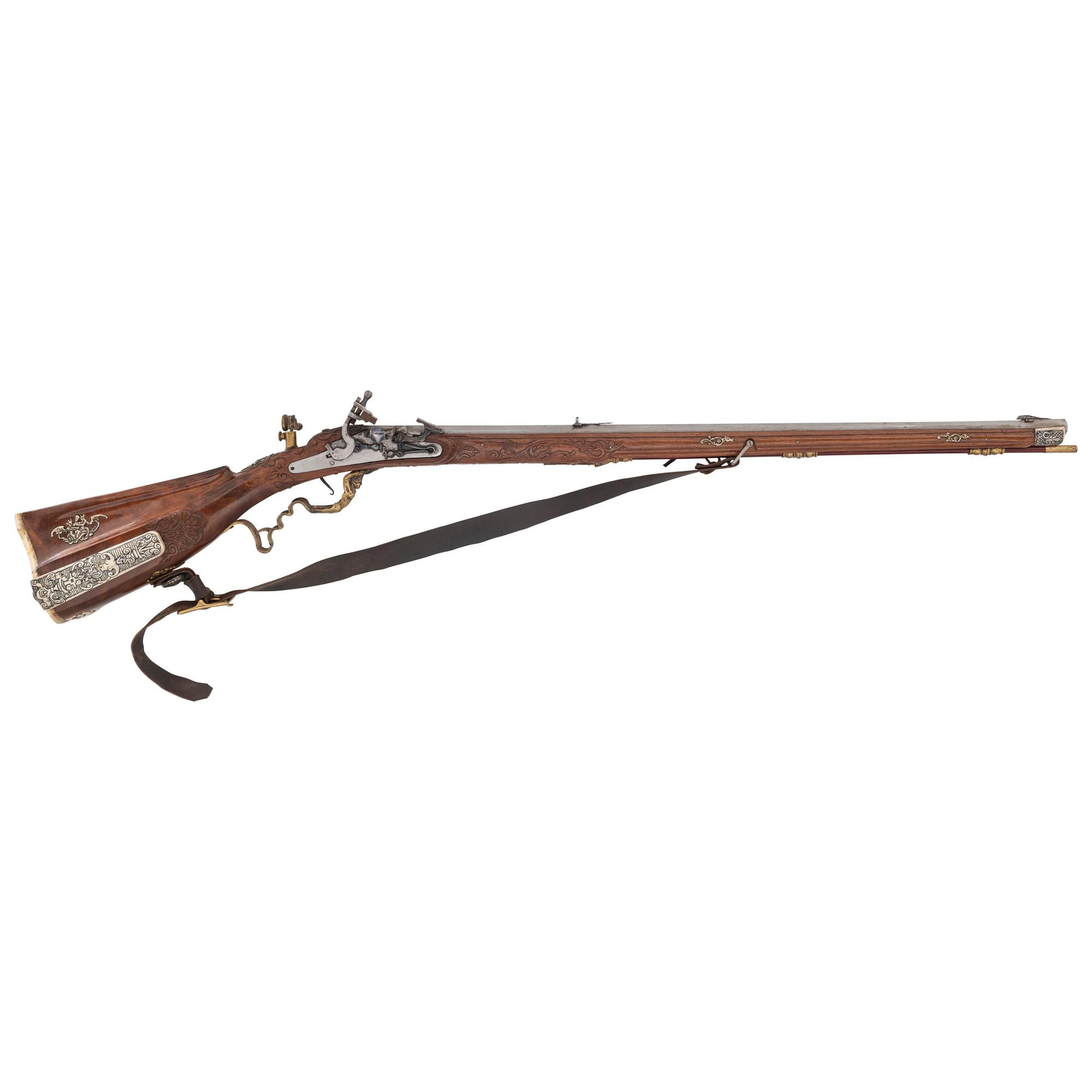 Contemporary Snaphance Rifle with Grotesque Motifs
