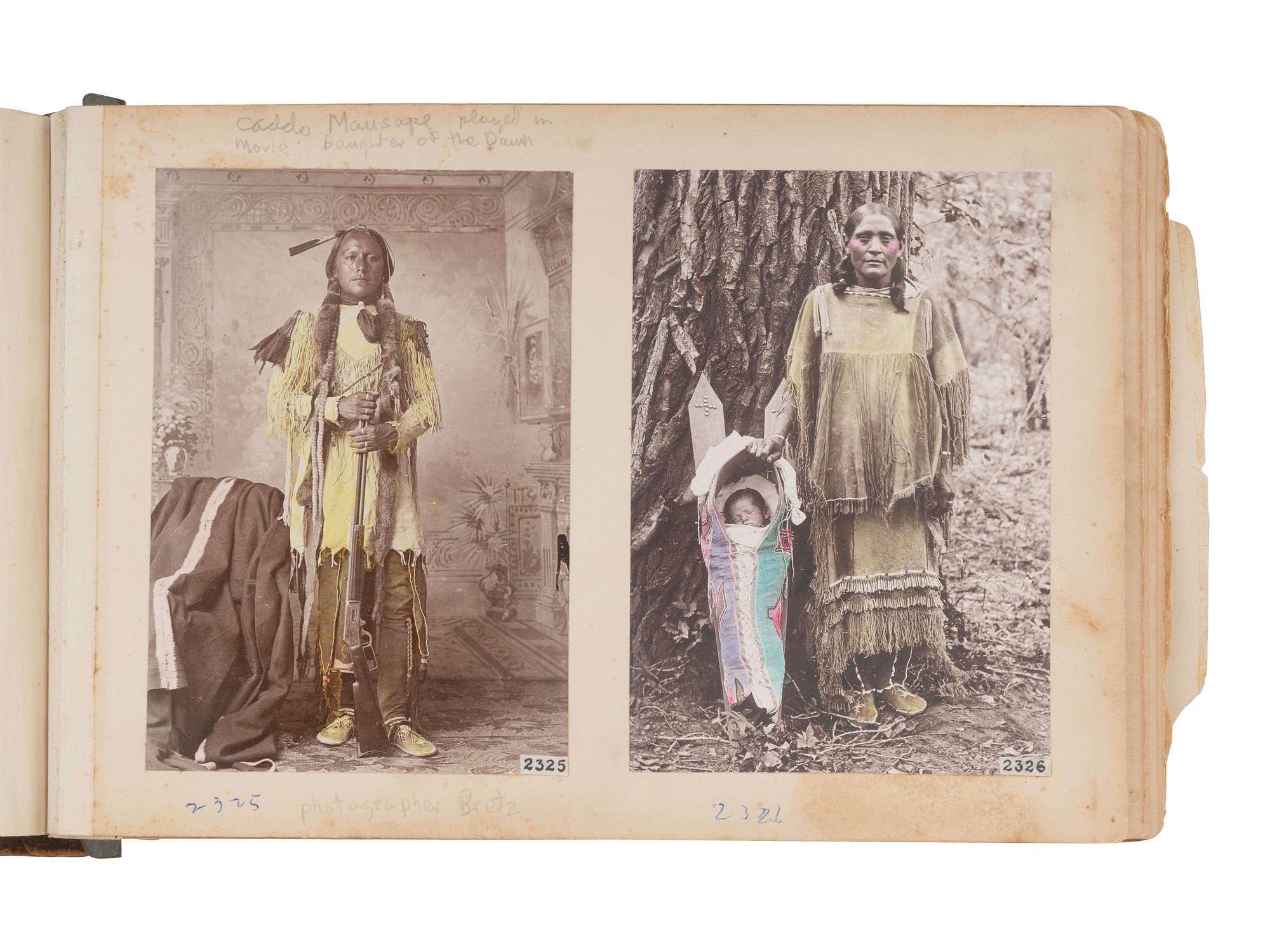 [NATIVE AMERICANS]. Collection of photographs documenting the Nez Perce, Comanche, and Kiowa Indians assembled by Alice Cunningham Fletcher, including images by E. Jane Gay, George W. Bretz, and William Irwin.