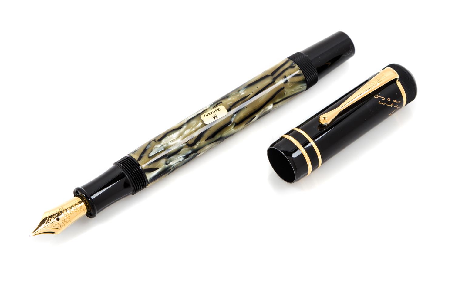 A Montblanc Meisterstuck Oscar Wilde Limited Edition Fountain Pen