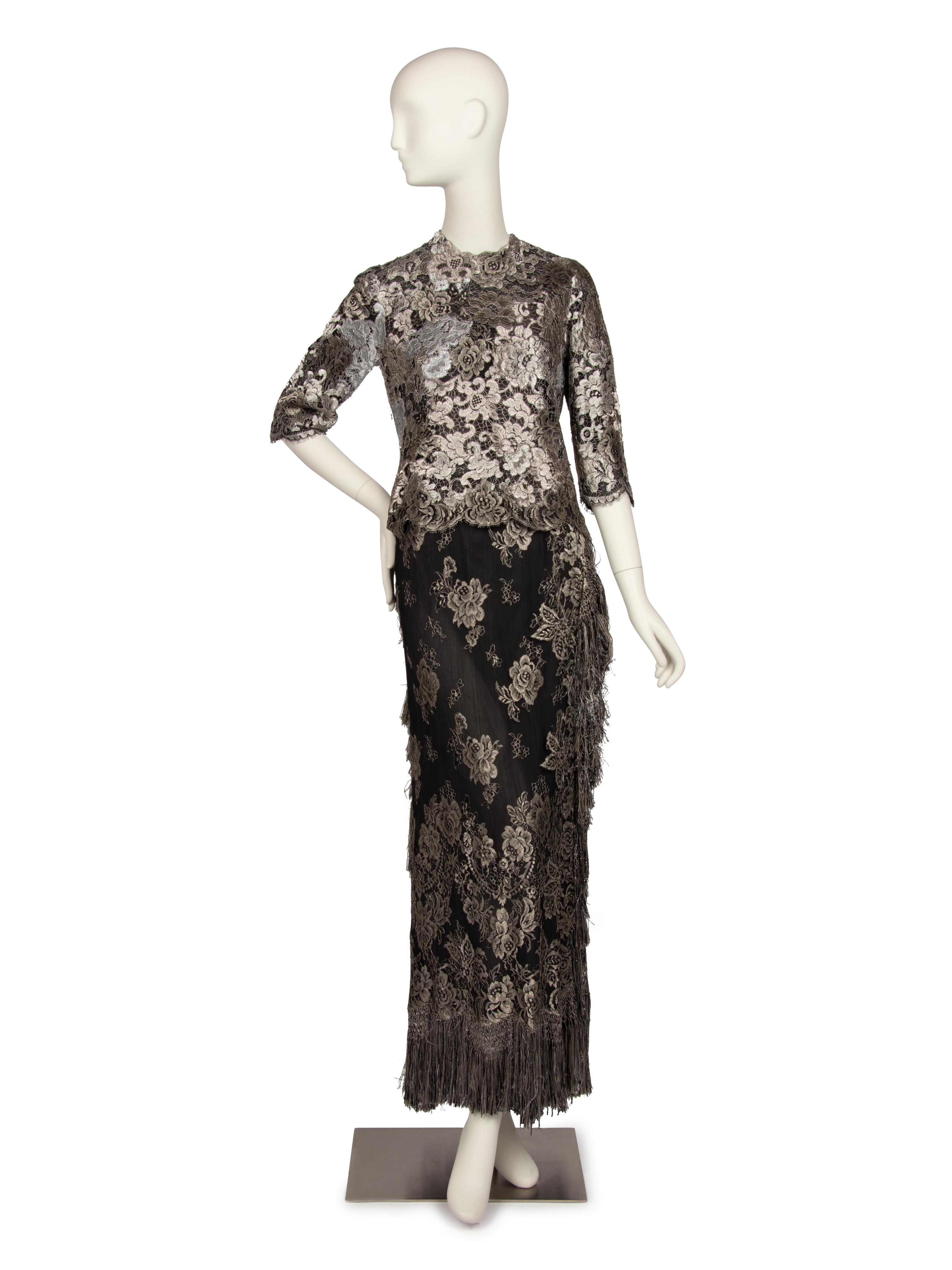Christian Dior Haute Couture Lace Top and Skirt, Autumn/Winter 1997