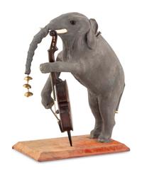 A Musical Automaton of a Cello-Playing Elephant