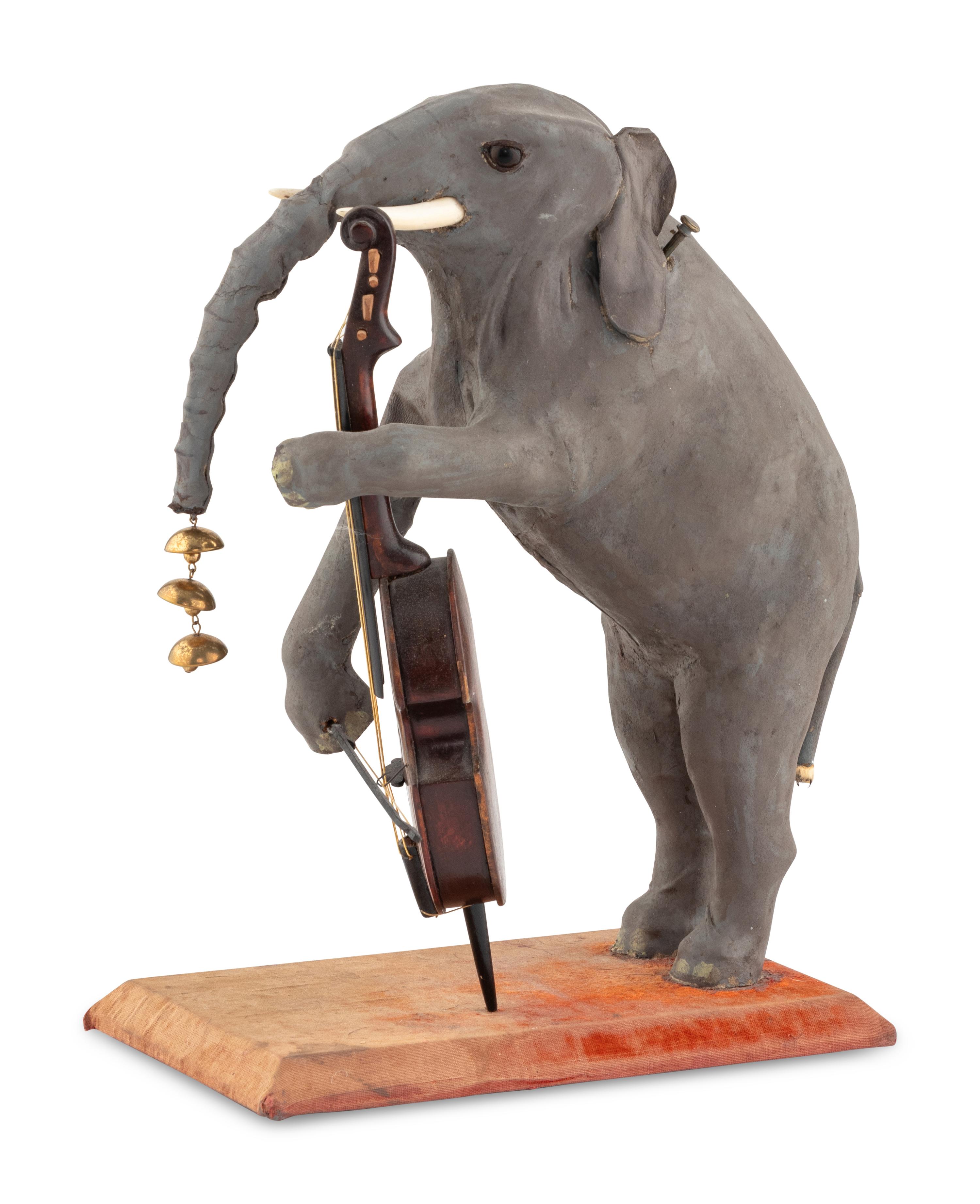 A Musical Automaton of a Cello-Playing Elephant