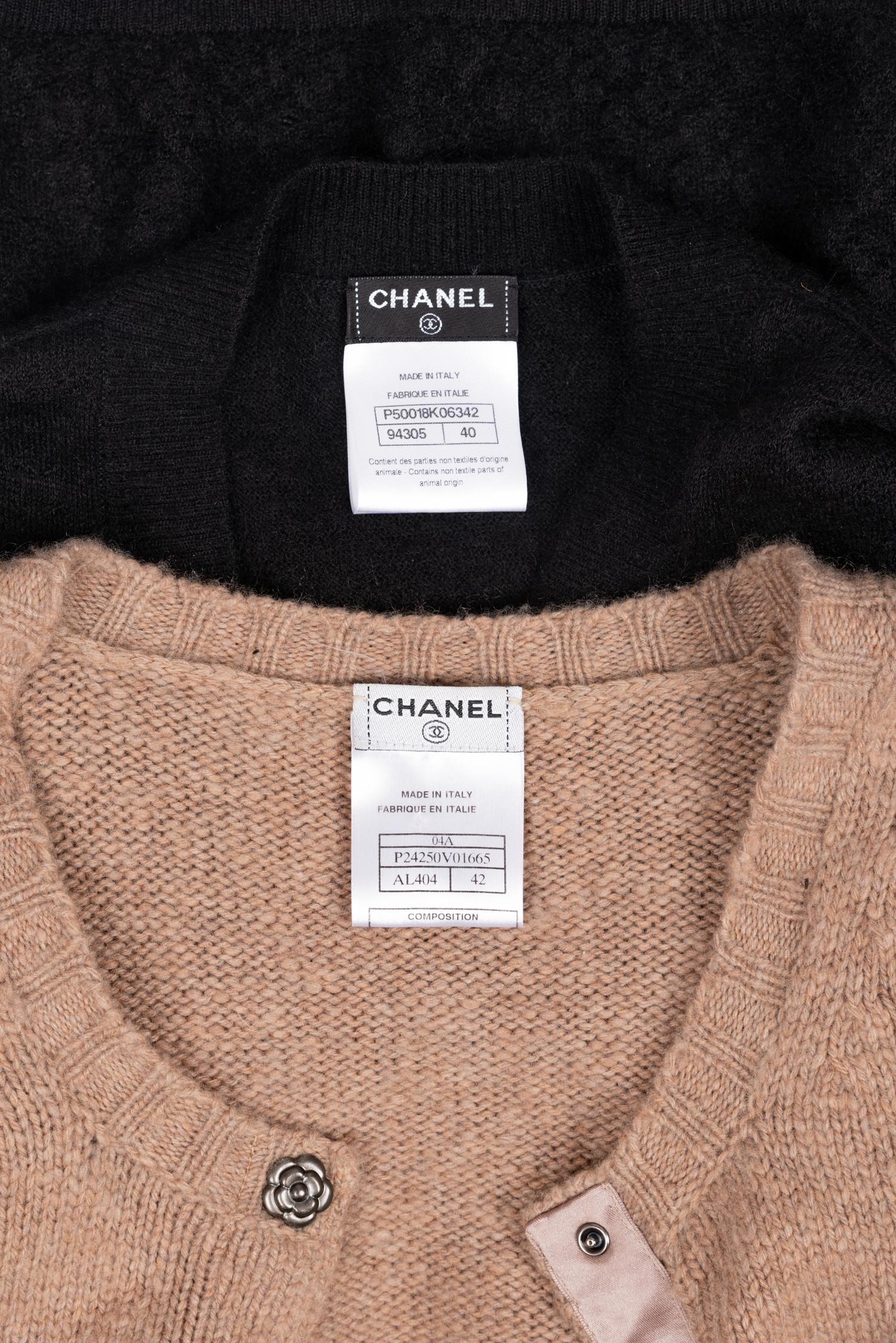Two Chanel Knit Cardigans, 2004-14
