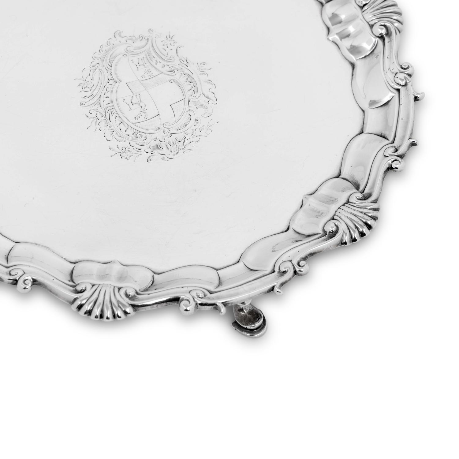 A George II Silver Waiter