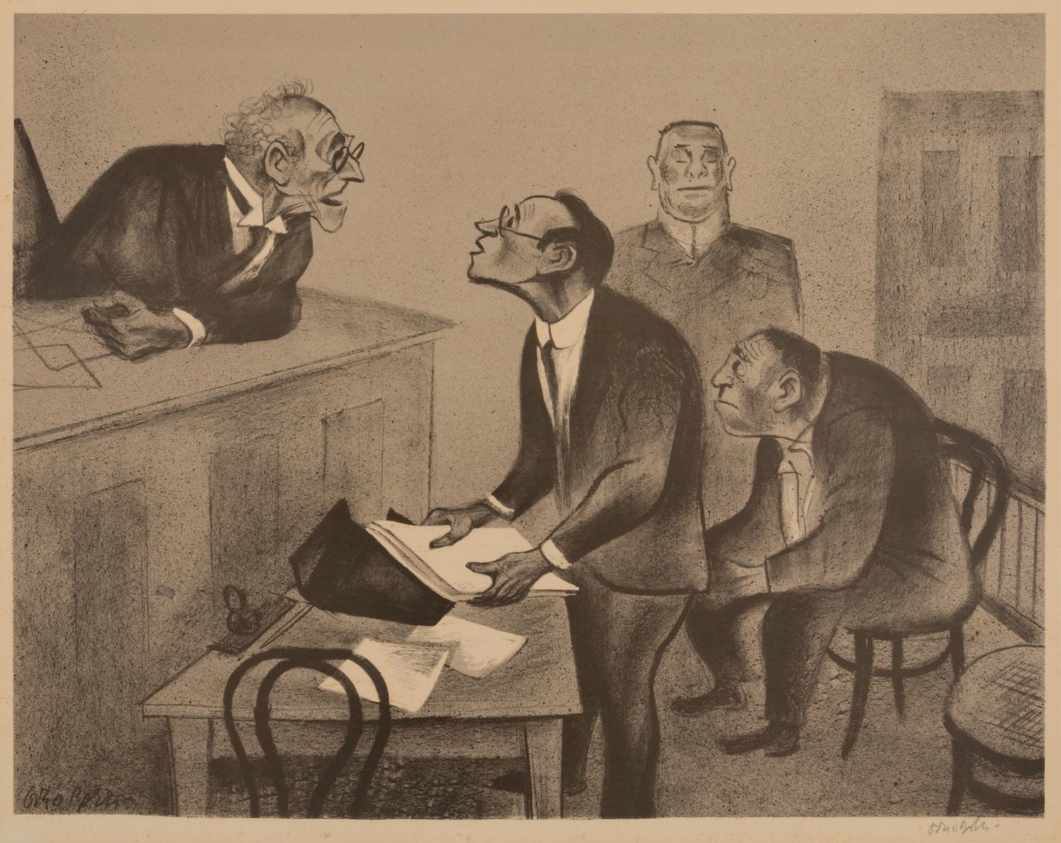 A group of three prints