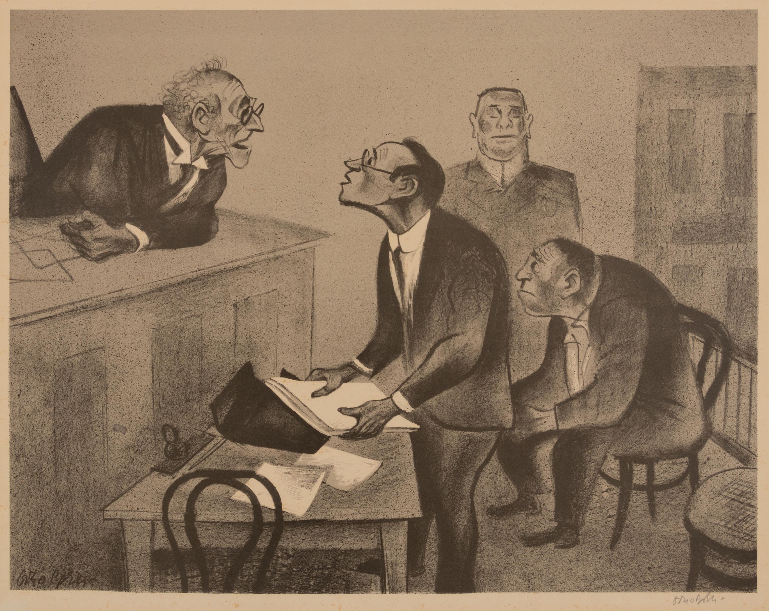 A group of three prints