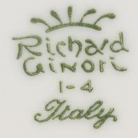 A Richard Ginori Gilt Banded Part Dinner Service