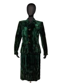 Custom Chez Ninon, Velvet Skirt Suit