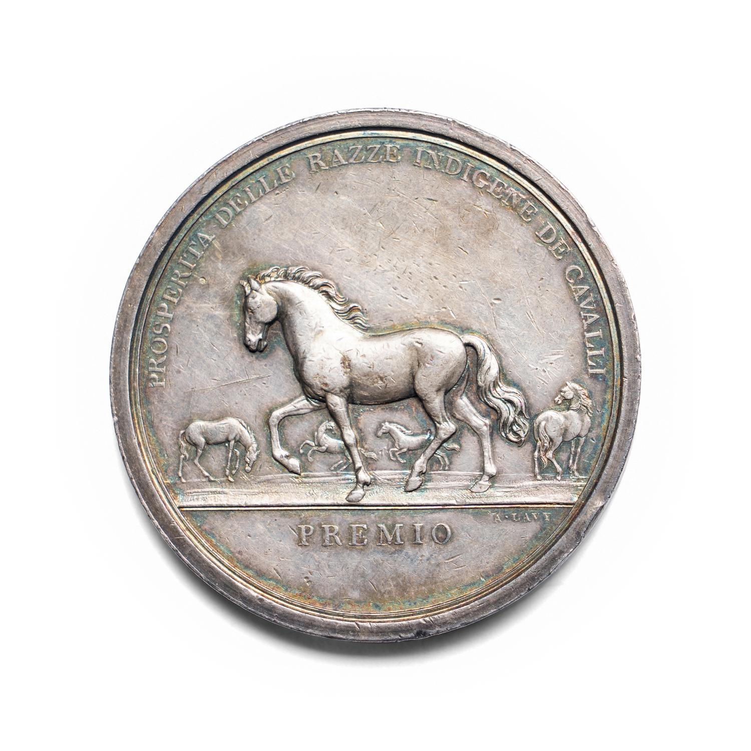[EXONUMIA] An Italian Silver Commemorative Medallion Depicting King Victor Emmanuel