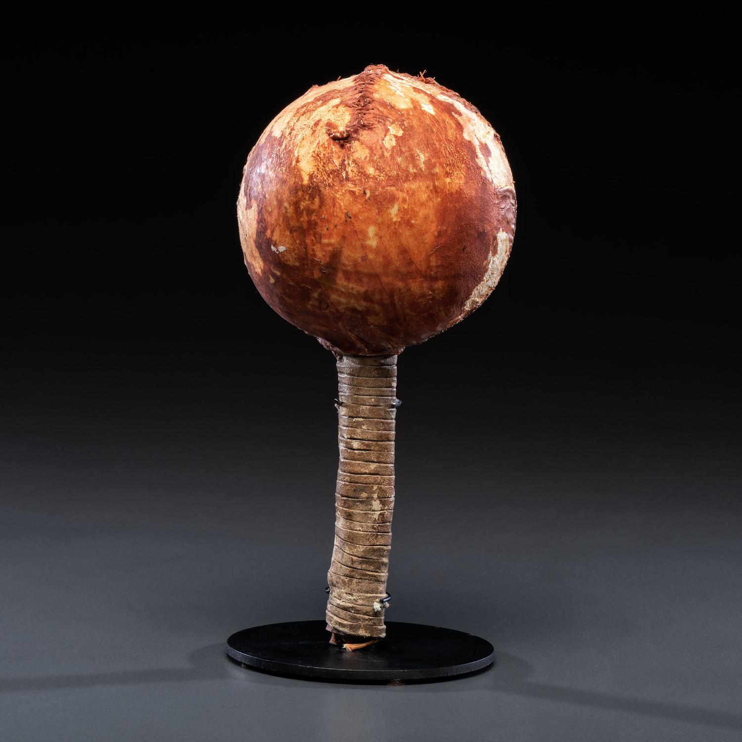 Plains Painted Hide Rattle, From the Collection of Dick Jemison, Alabama