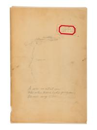 A is an Alphabet (complete set of 26 offset lithographs by Andy Warhol with poems by Ralph Thomas Ward, with portfolio covers), 1953