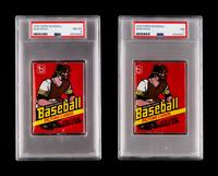A Collection of PSA Graded 1978 Topps Baseball Wax Packs