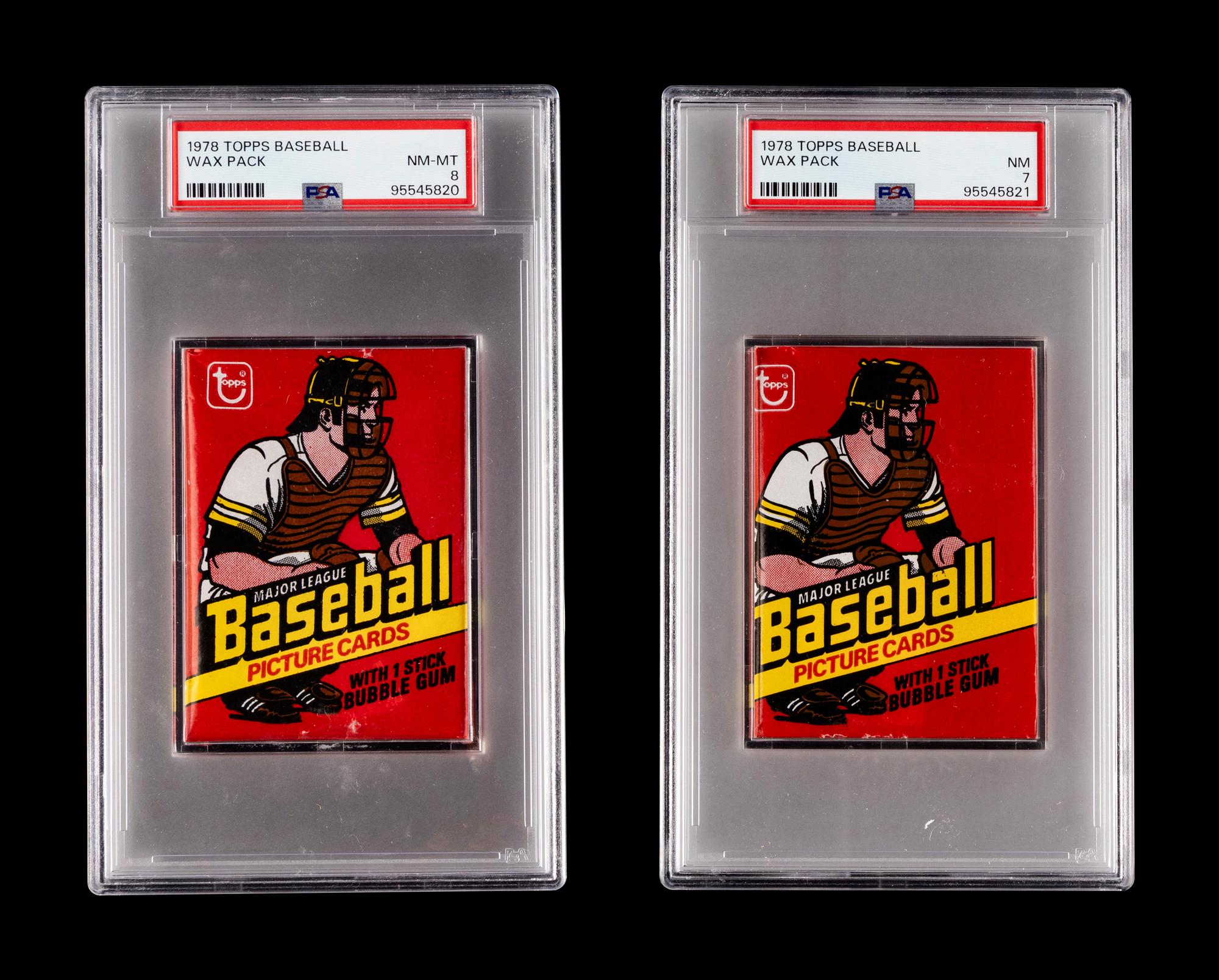 A Collection of PSA Graded 1978 Topps Baseball Wax Packs