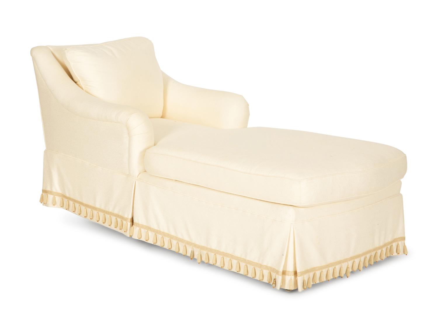 An Upholstered Chaise Longue