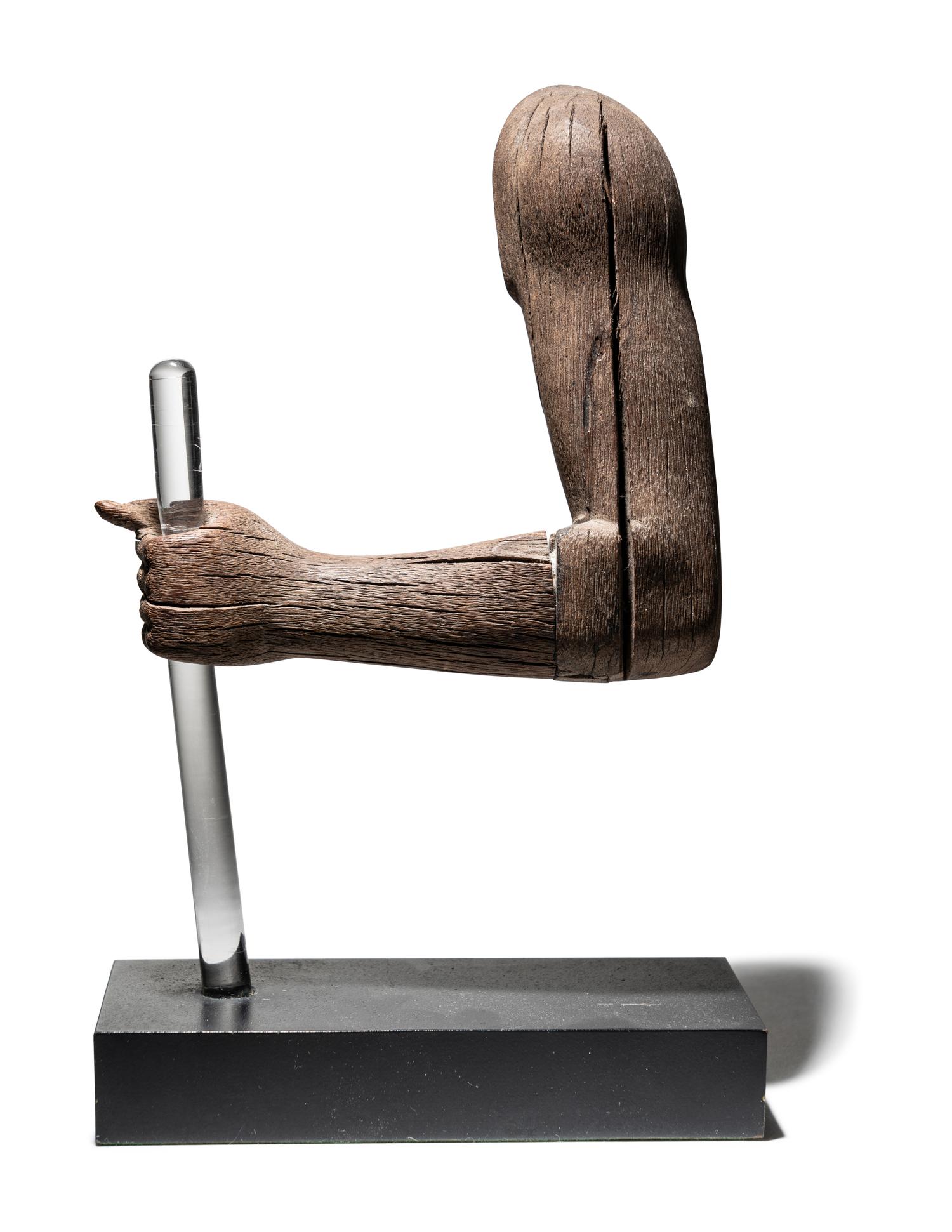 An Egyptian Wood Left Arm