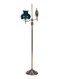 A Metal Floor Lamp