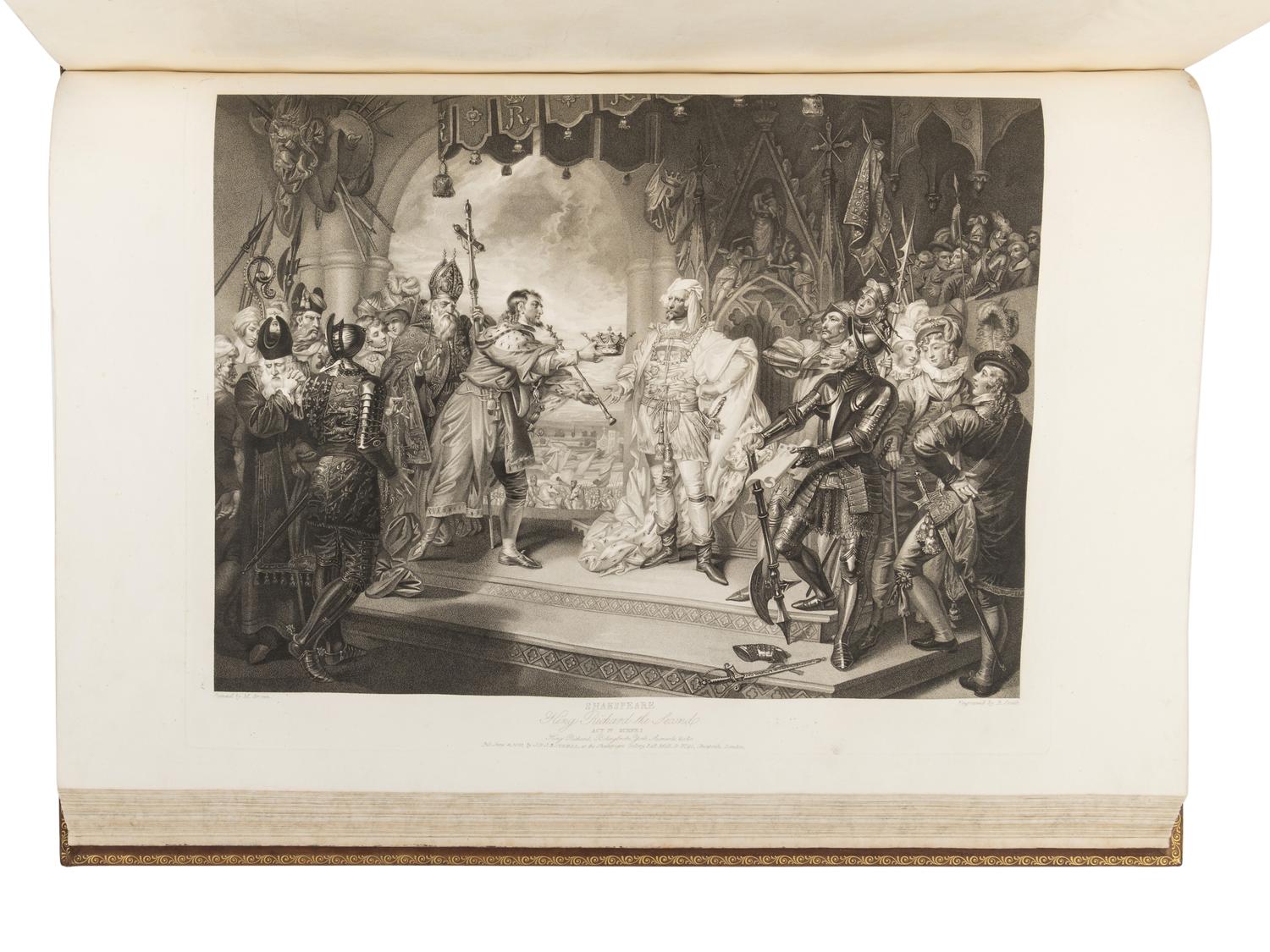 [SHAKESPEARE, William]. BOYDELL, John (1720-1804). A Collection of Prints From Pictures Painted for the Purpose of Illustrating the Dramatic Works of Shakespeare By the Artists of Great Britain . London: John and Josiah Boydell, 1803 [but 1805].