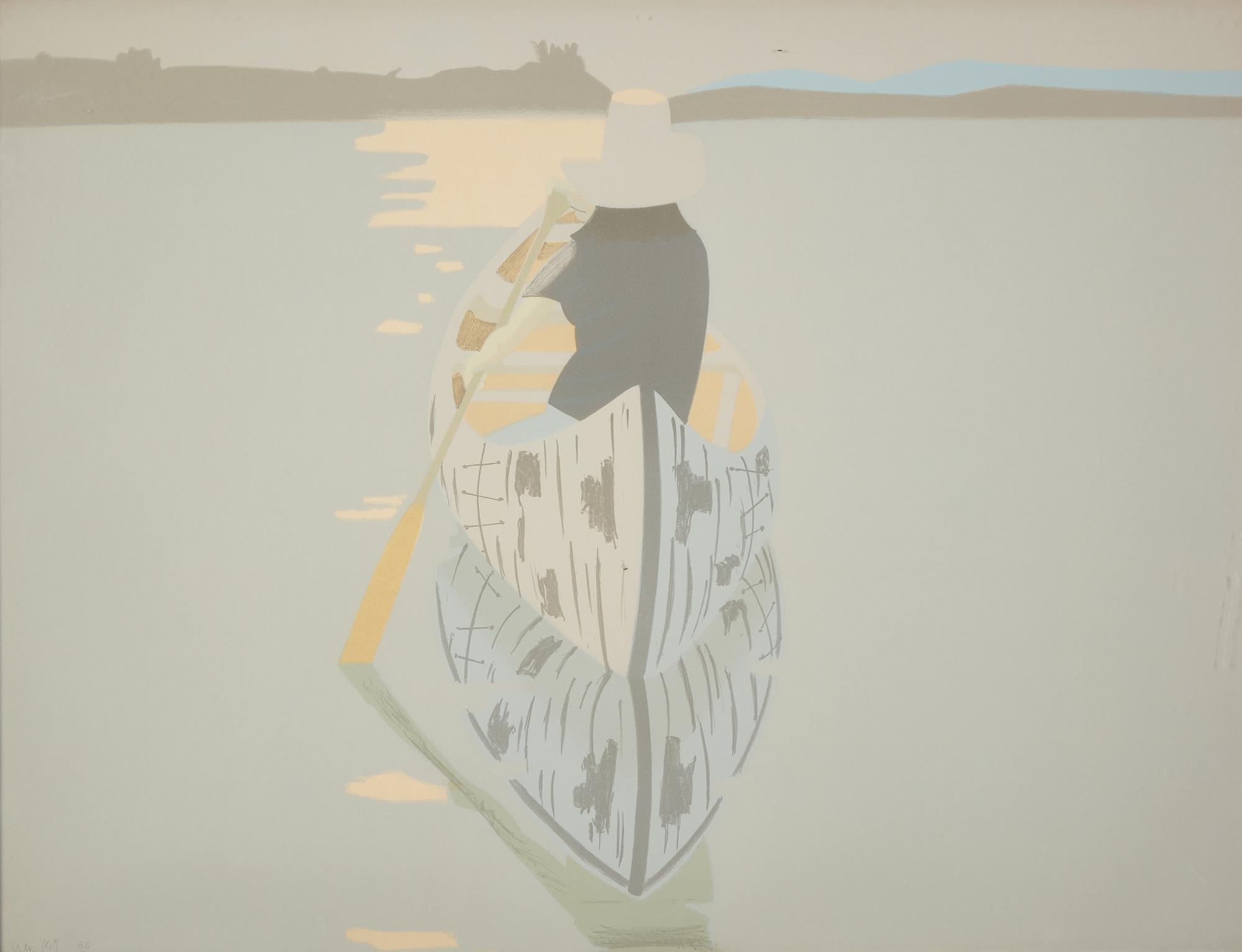 Alex Katz (American, b. 1927) — Good Afternoon 2 (Gray Rowboat), 1975
