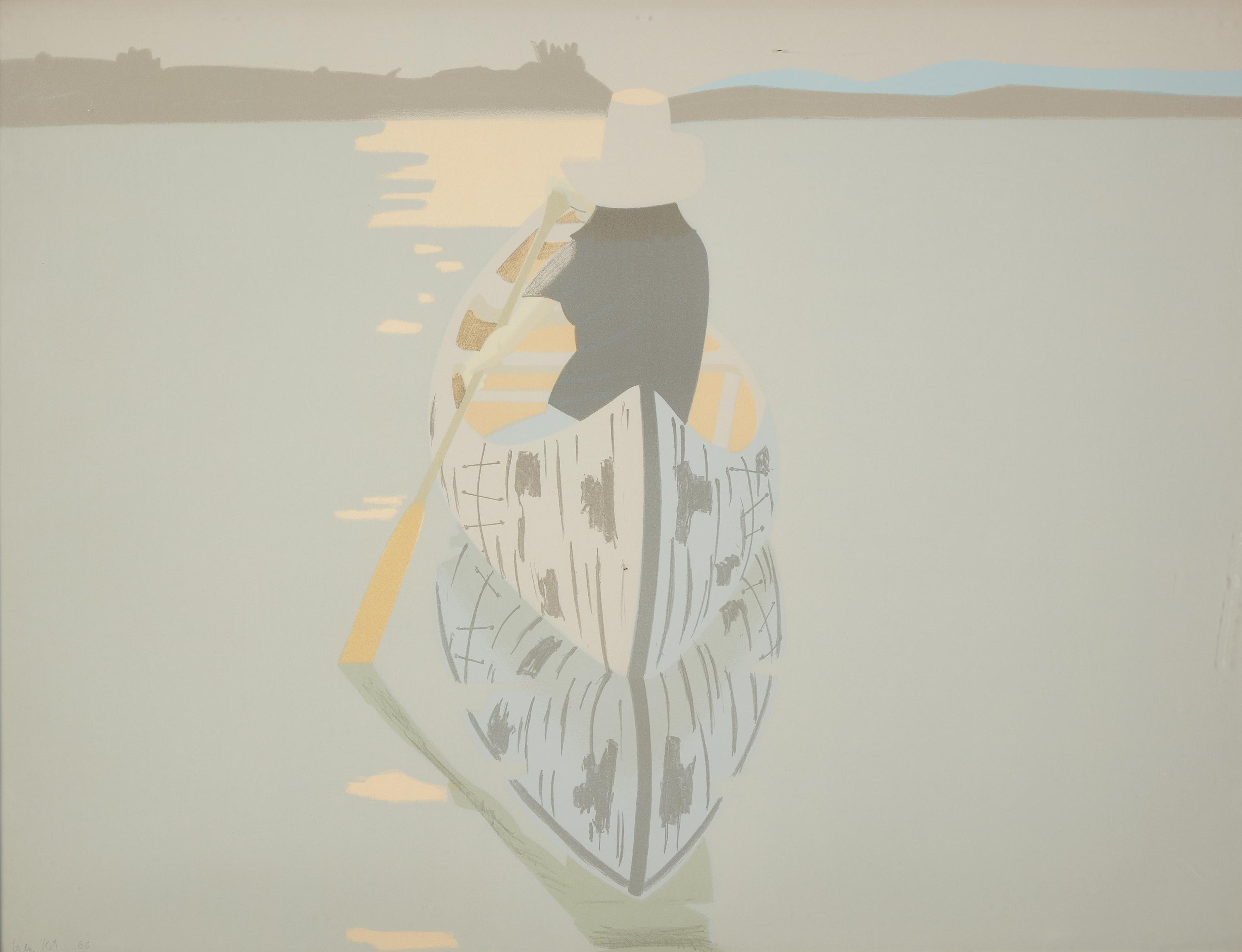 Alex Katz (American, b. 1927) — Good Afternoon 2 (Gray Rowboat), 1975
