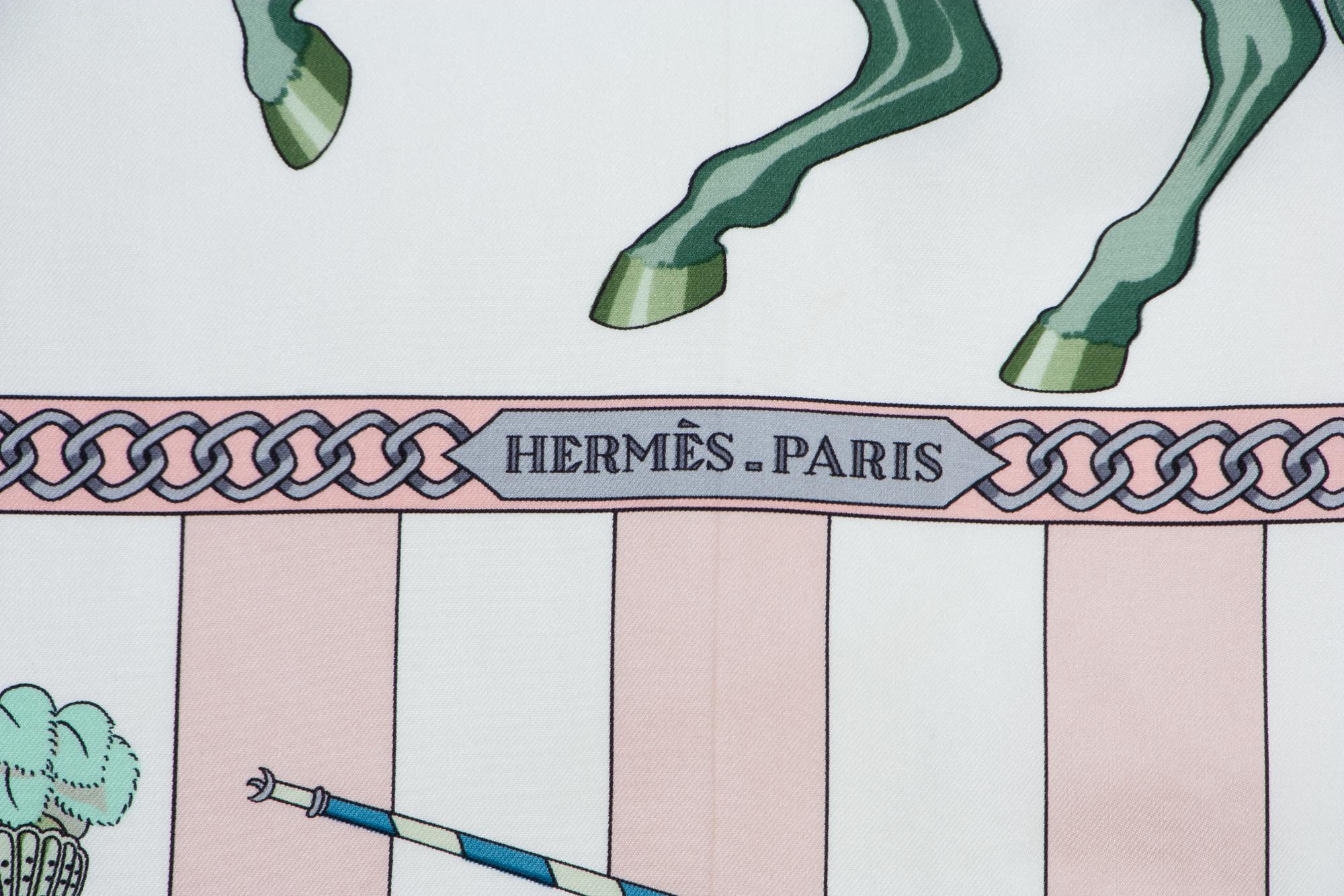 Three Hermès 90cm Silk Scarves