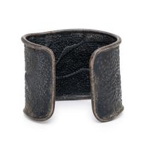 So Young Park, 'Dotted Flower', Silver and Yellow Gold Cuff Bracelet