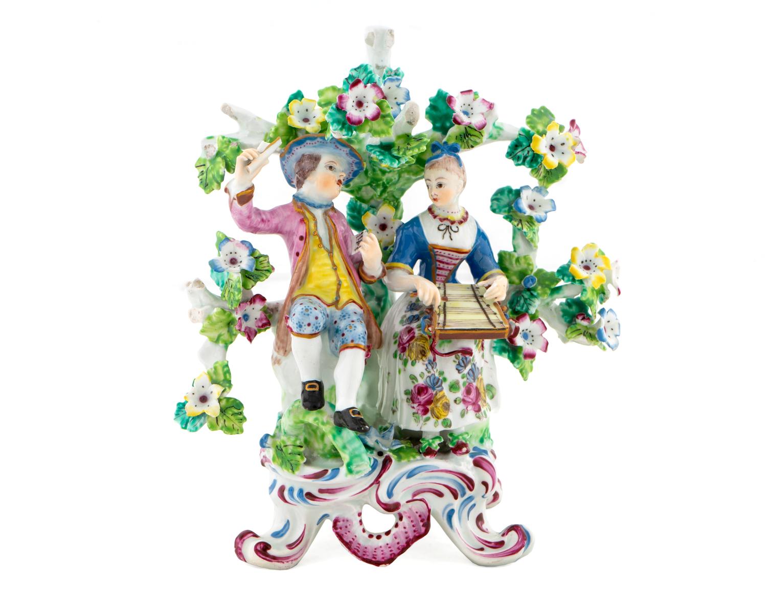 An English Porcelain Figural Group — C. 1770