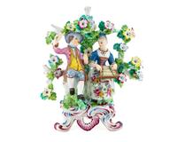An English Porcelain Figural Group — C. 1770