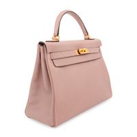 HERMÈS, KELLY 28 RETOURNE IN GLYCINE EVERCOLOR
