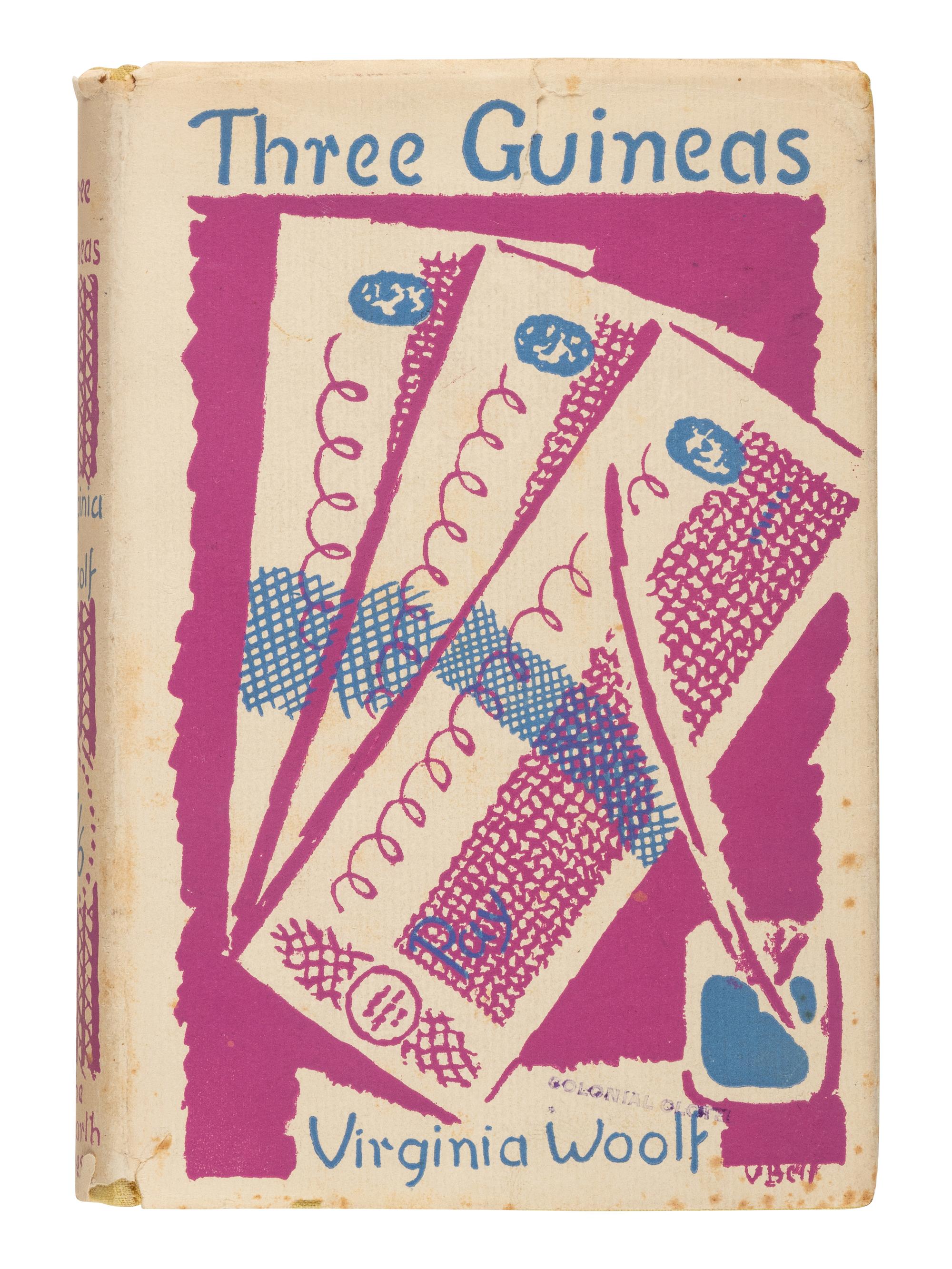 WOOLF, Virginia (1882-1941). Three Guineas . London: The Hogarth Press, 1938.