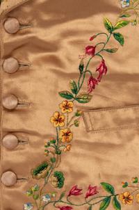 Three Men's 19th Century Waistcoats/Vests, 1840-50