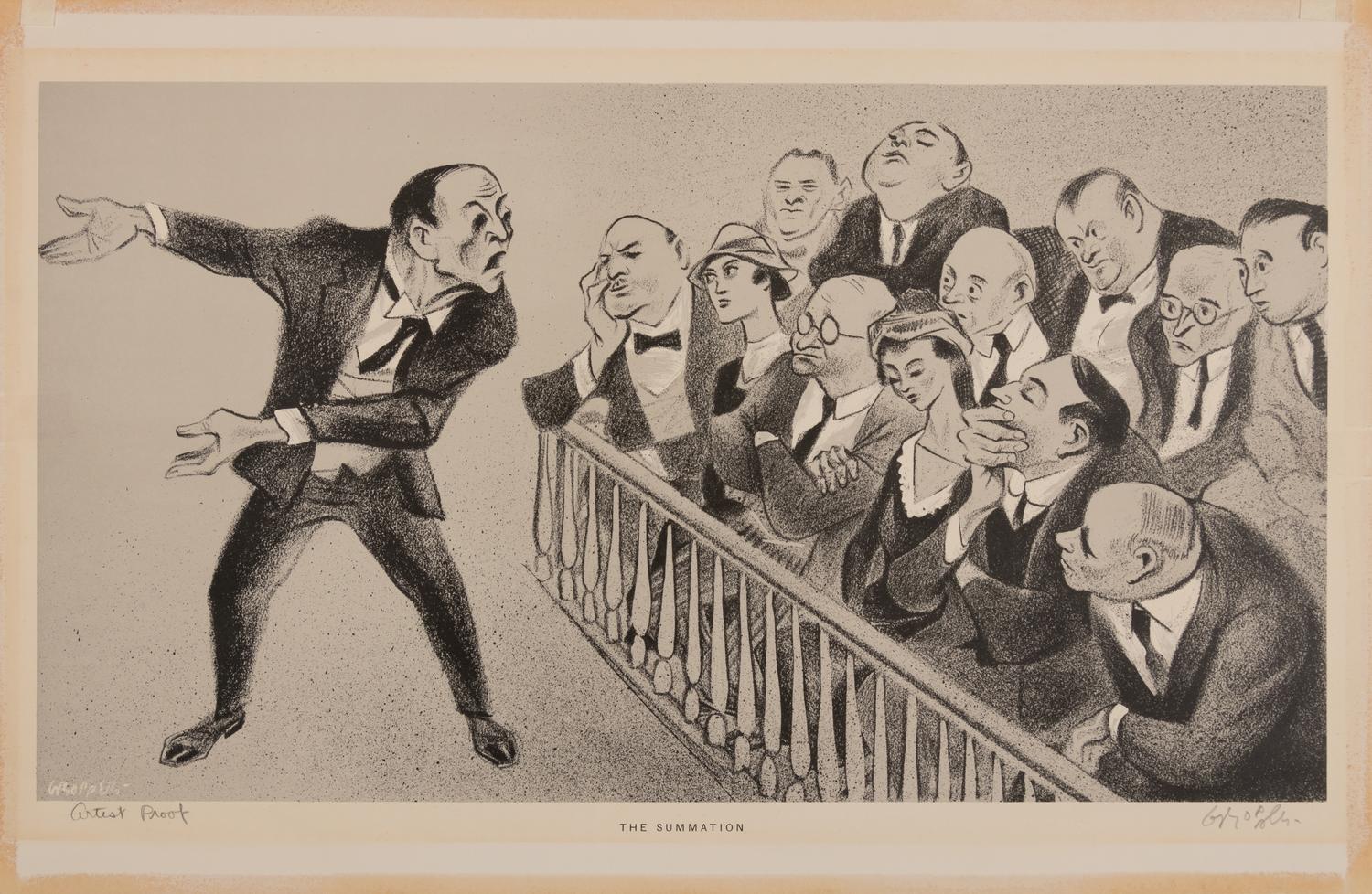 A group of three prints