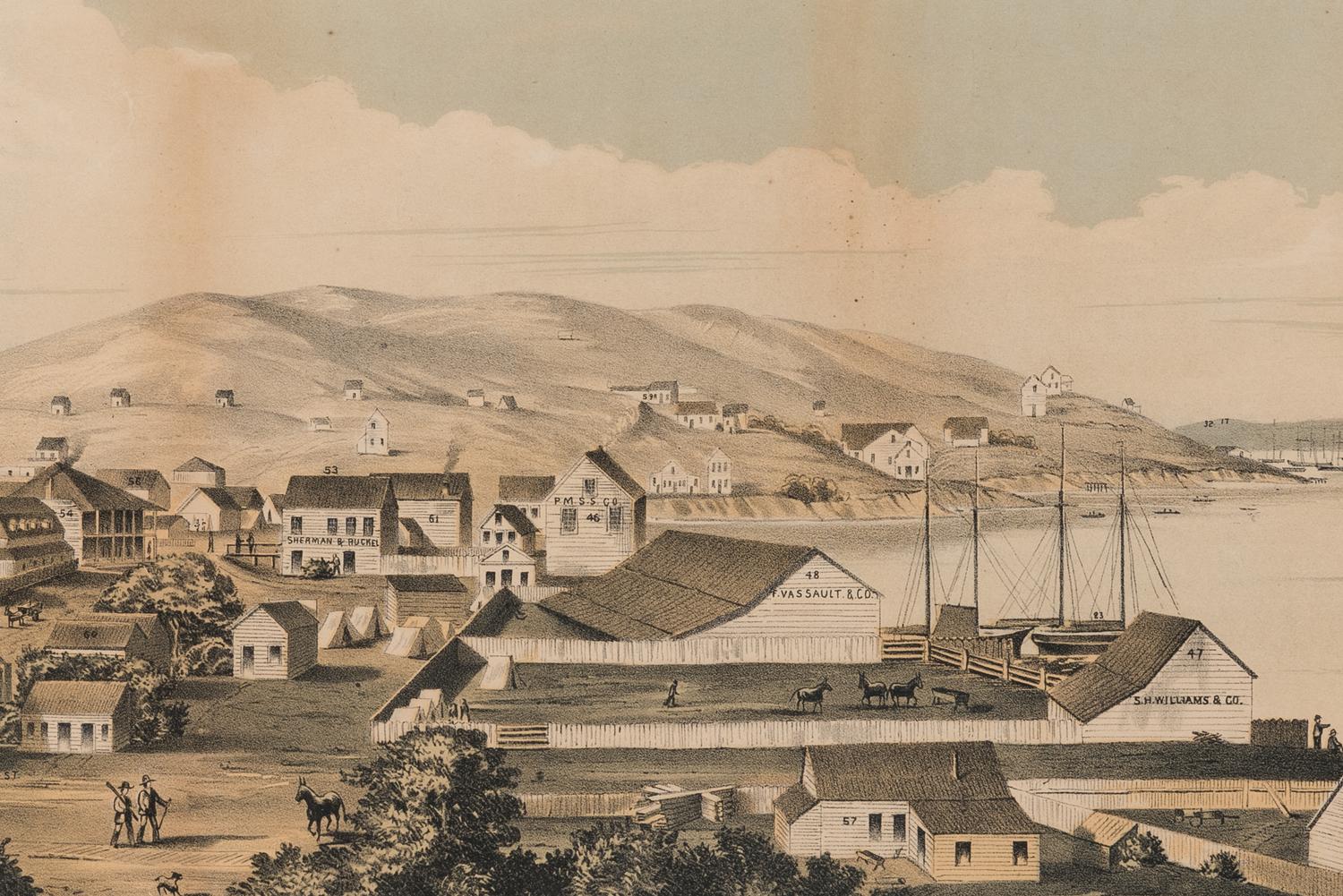 [SAN FRANCISCO]. San Francisco 1849 . San Francisco: Max Burkhardt, 1886.