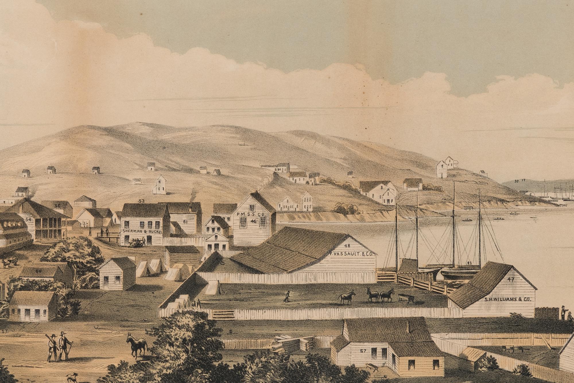 [SAN FRANCISCO]. San Francisco 1849 . San Francisco: Max Burkhardt, 1886.