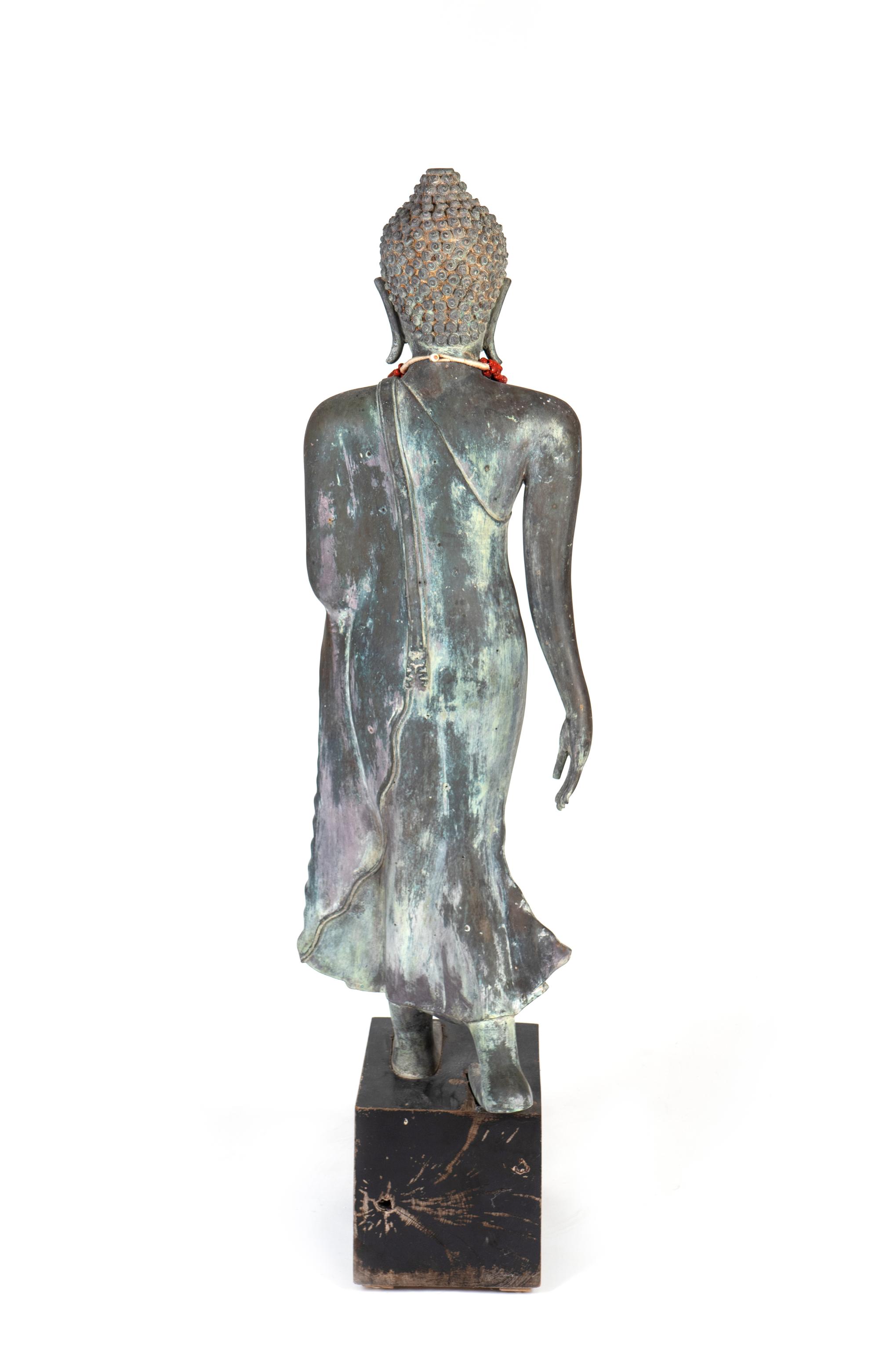 A Thai Bronze Standing Figure