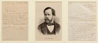 PASTEUR, Louis (1822-1895). Autograph letter signed ("L. Pasteur"), in French, to an unnamed recipient. Paris, 14 May 1886.