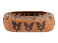 Panamint Basket, with Butterflies