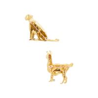 COLLECTION OF YELLOW GOLD ANIMAL BROOCHES
