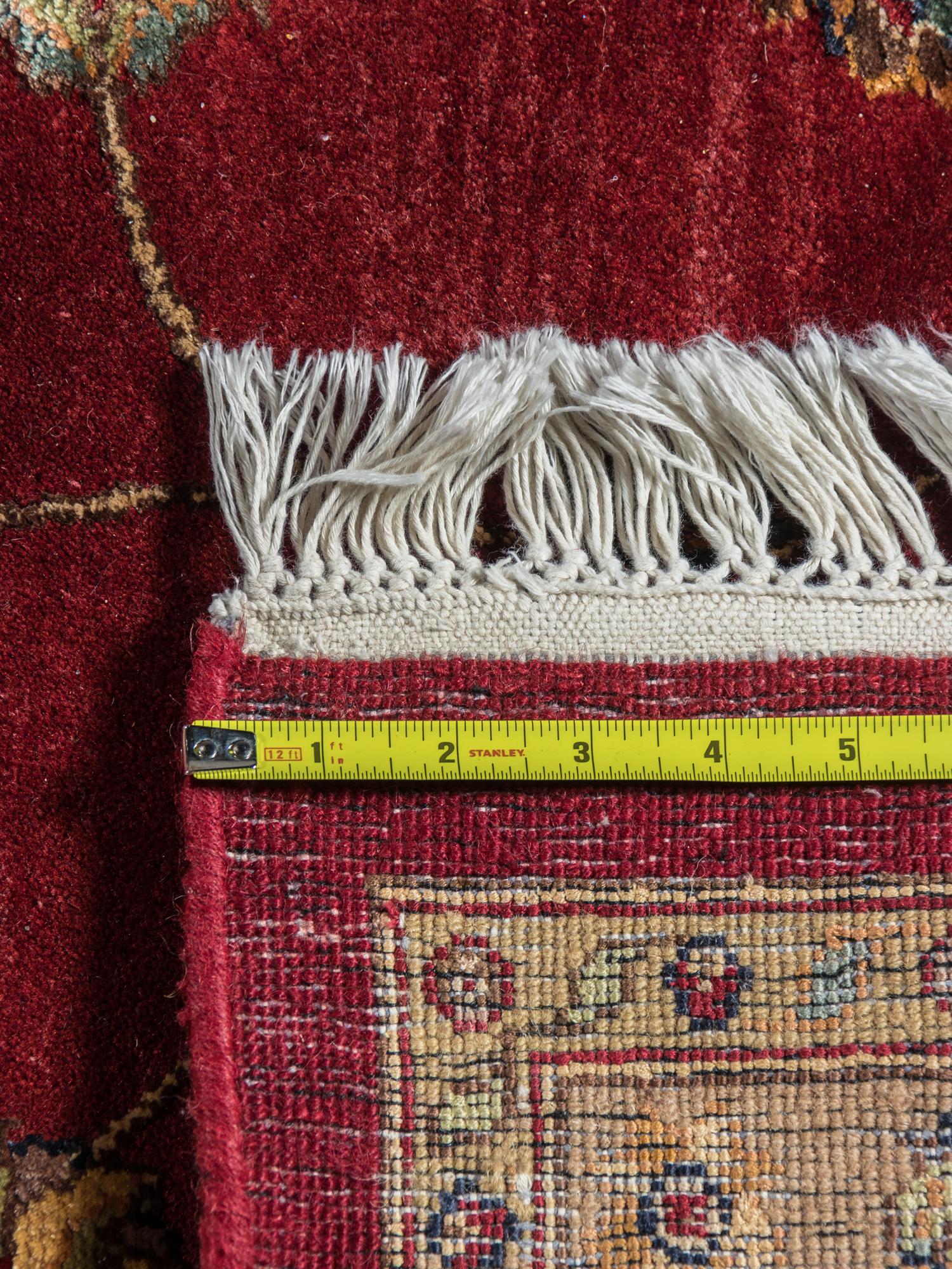 An Indian Wool and Silk Rug