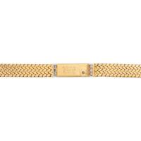 CARTIER, YELLOW GOLD, DIAMOND AND SAPPHIRE WATCH