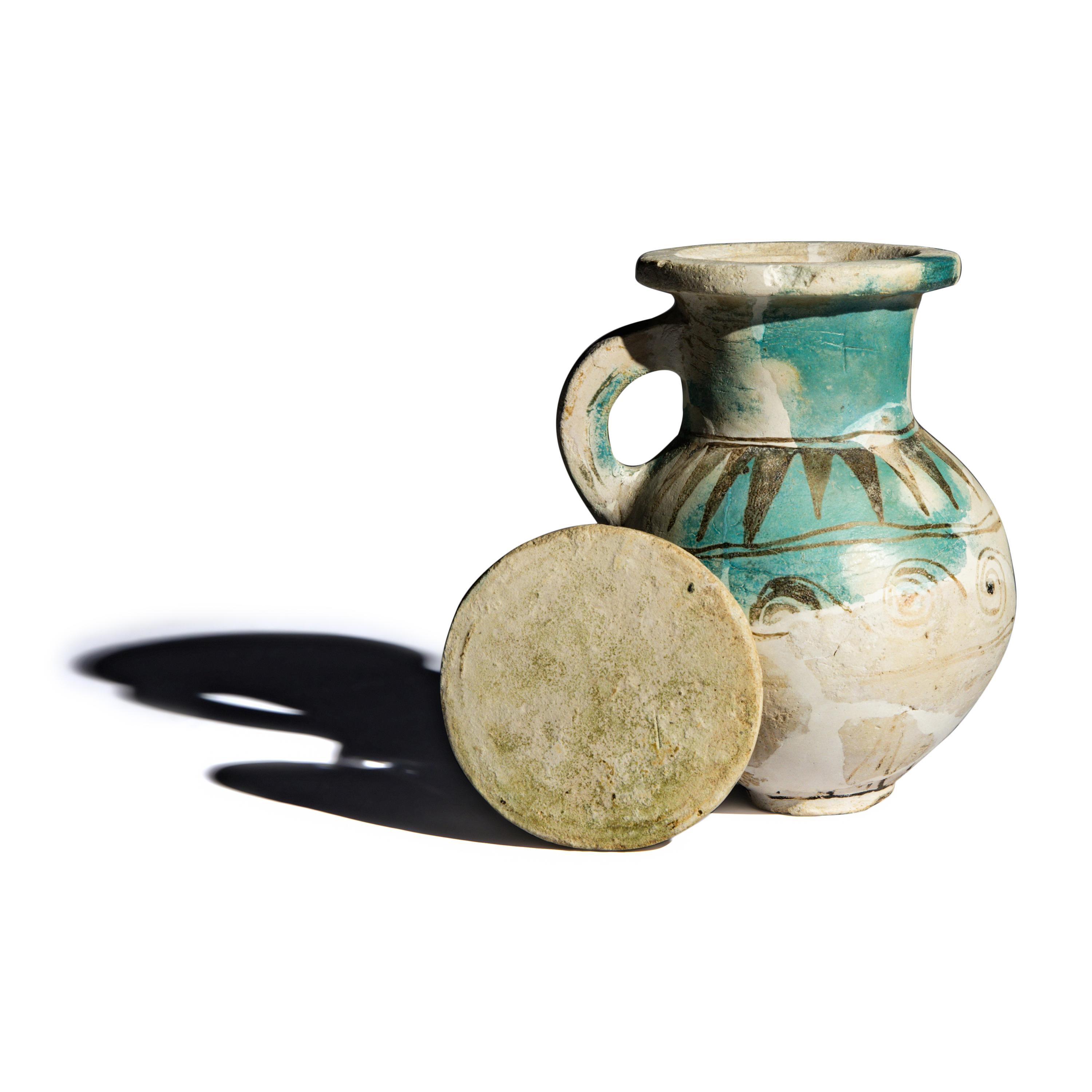 An Egyptian Faience Jug