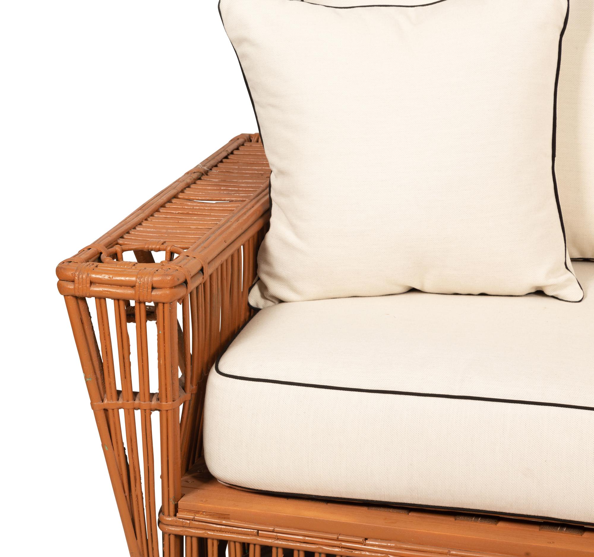 A Presidents Stick Rattan Nantucket Seating Suite