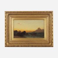 Samuel Colman (American, 1832-1920) Capri at Sunset