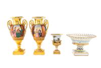 Four Paris Porcelain Articles