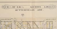 A group of 5 maps of Chicago streets, comprising: