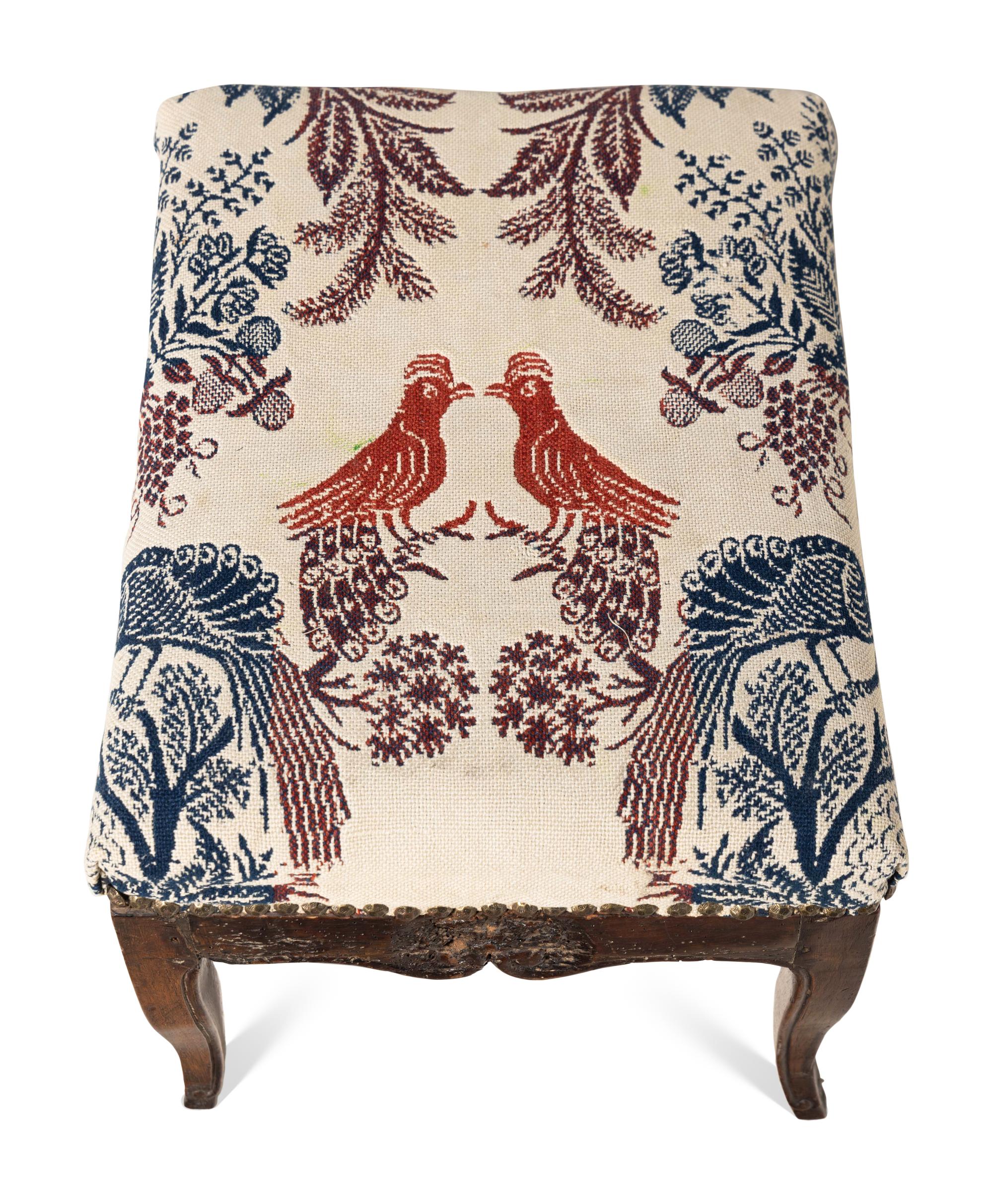 A Régence Walnut Stool