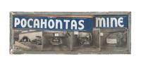 A Pocahontas Mine Framed Advertising Ephemera Group