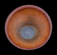A Chinese Jian 'Hare's Fur' Glazed Stoneware Tea Bowl