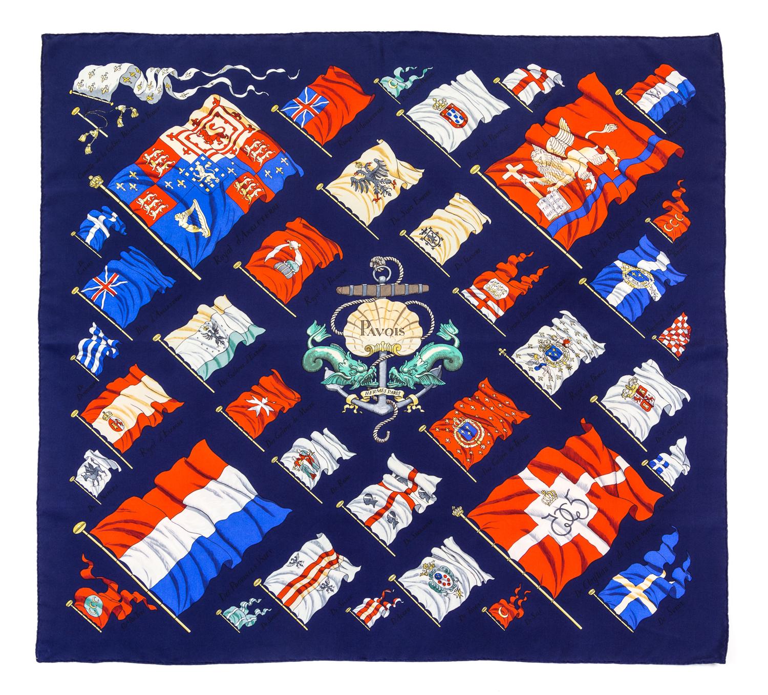 An Hermes 90cm Silk Scarf, 36" x 36".