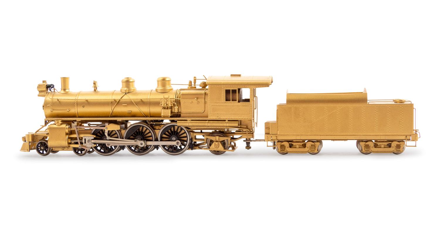 A Japanese Brass HO-Gauge 4-6-2 Locomotive and Tender